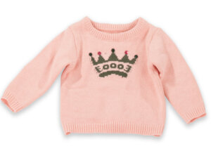 Götz Puppenmanufaktur Pulli rosa mit Krönchen 30-50 cm 33003360