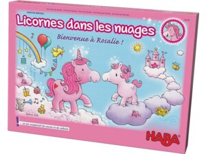 HABA Licornes dans les nuages - Bienvenue à Rosalie ! Einhorn Glitzerglück - Eine Partie für Rosalie! 302768