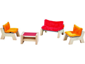 HABA Little Friends – Puppenhaus-Möbel Wohnzimmer ** 303840