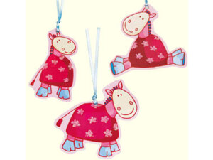 HABA Anhänger-Set Pferd, eines wird geliefert 705903