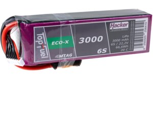 Hacker TF ECO-X LiPo-Akku 22.2V 3000mAh 6S 20C H93000631