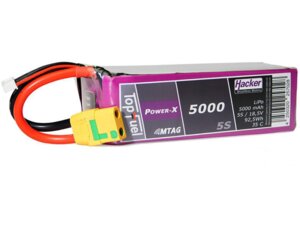 Hacker TF Power-Xl LiPo-Akku 18.5V 5000mAh 5S 35C H95000561