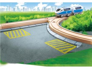 Hape 2-Wege Weiche (rechts/links) (2 Stk.) 46E3780A