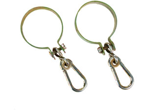 HAPPY PEOPLE Manschettenhaken f. Schaukel 2 Stück, Metall, für Rundholz bis ø 10 cm 71773250