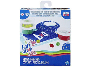 Hasbro Baby Alive Baby-Nahrung 8 Beutel in Pulverform und 1 Babylöffel, ab 3 Jahren 50402302