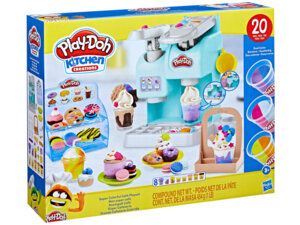Hasbro Play-Doh Knetspass Café 8 Dosen Knete, Kaffee-Automat, 63109852