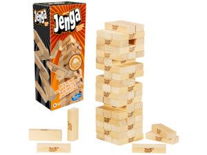 Hasbro Jenga Classic, d/f/i ab 6 Jahren, ab 1 Spieler, Spieldauer 15 Min. HN00HA48409