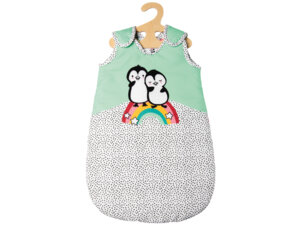 Heless Schlafsack Pinguin Gr. 35-45 cm, Pünktchen, wattiert, Klettverschluss, ab 3 Jahren 55562194