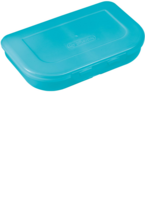 herlitz Lunchbox Brotdose tÃ¼rkis uni 50033225