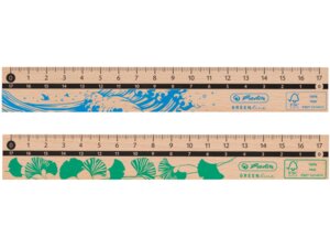 herlitz Holzlineal 17cm GREENline 50033614