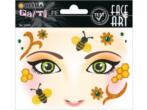 HERMA Tattoos Face Art Honey Bee 15304
