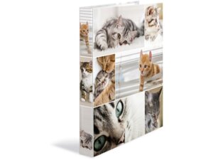 HERMA Ringbuch A4 3.5 cm Katzen 4D 19359A1