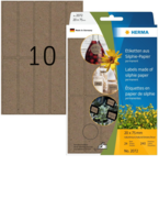 HERMA Etiketten aus Silphie Papier, braun 2072A1