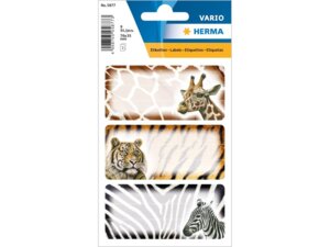 HERMA Schuletiketten Afrikanische Tiere 5877