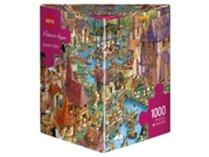 HEYE Bunnytown Triangular 1000 Teile 29496