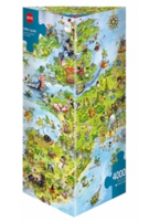 HEYE United Dragons of Europe Triangular 4000 Teile 3308854