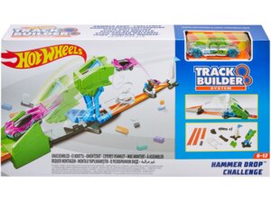 Hot Wheels Track Builder Slam-Rennen-Challenge FLL01