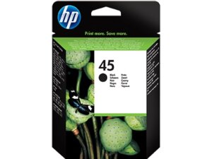 HP Ink Cartridge, 45, black 51645AE