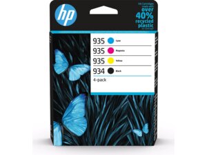 HP 934 Black 935 CMY Ink Cartridge 4-Pack 6ZC72AE