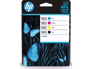 HP 903 CMYK Original Ink Cartridge 4-Pack 6ZC73AE