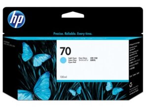 HP Ink Cartr., 70, light cyan C9390A