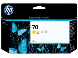 HP Ink Cartridge, 70, yellow C9454A