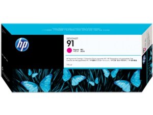 HP Ink Cartridge, 91, magenta C9468A