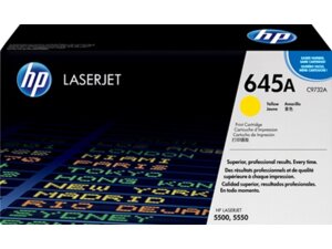 HP Toner, 645A, yellow C9732A