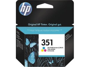 HP Ink Cartridge, 351, tricolo CB337EE