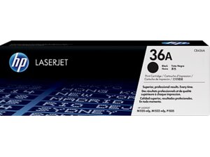 HP Toner 36A / schwarz / doppelpack CB436AD
