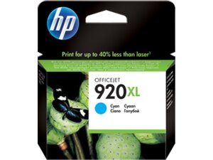 HP 920XL Cyan Officejet Ink Cartridges CD972AE