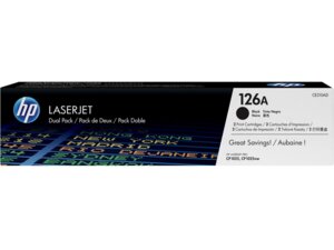 HP Toner 126A / Doppelpack / schwarz CE310AD