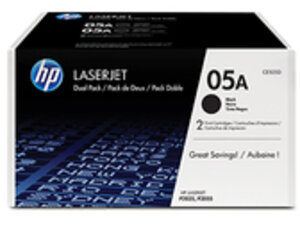 HP Toner/05A Black 2 Pack LJ Cartridge CE505D