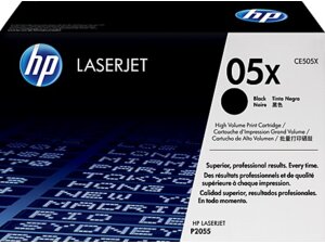 HP CE505X Toner schwarz mit 6.500 Seiten CE505X
