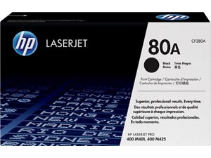 HP Toner 80A / schwarz / 2700 S CF280A