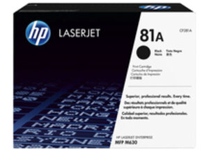 HP Toner/81A Black LaserJet TonerCart CF281A