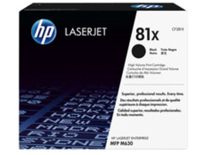 HP 81X Black LaserJet Toner Cartridge CF281X
