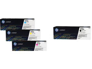 HP Toner-Set bestehend aus je 1x CF440AM + CF380A = 4x 312A (CMYBK) CF380ASet