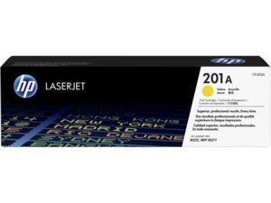 HP 201A original Toner cartridge CF402A yellow 1.330 pages standard capacity CF402A