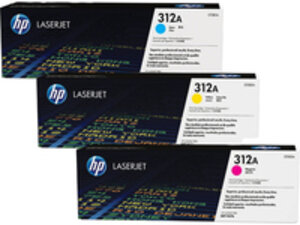 HP Toner Tri-Pack 312A CMY CF440AM