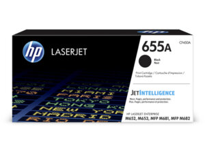 HP 655A original LaserJet Toner cartridge CF450A Black CF450A