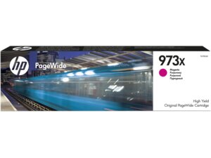 HP 973X original high yield magenta PageWide cartridge F6T82AE F6T82AE
