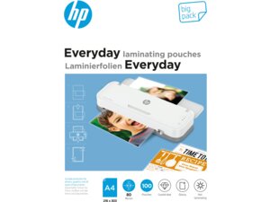 HP Everyday Laminating Pouches, A4, 80 Micron - big pack HN00HP09154