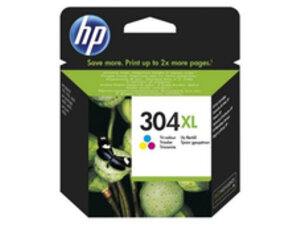 HP 304XL DRUCKPATRONE DREIFARBIG (300 SEITEN), Kapazität: 300 S. N9K07AE