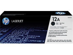 HP Toner, 12A, black Q2612A