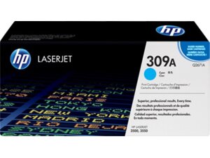HP Toner, 309A, cyan Q2671A