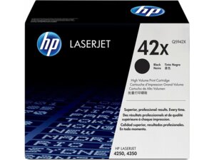 HP Toner, 42X, black (Q5942X) Q5942X