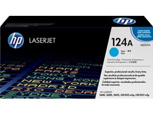 HP Toner, 124A, cyan Q6001A