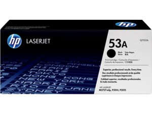 HP Toner, 53A, black Q7553A