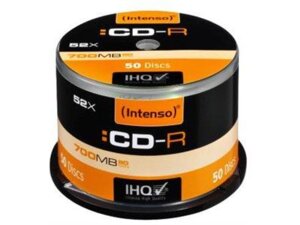 Intenso CD-R 80/700 52x SP (50) INTENSO 1001125, Kapazität: 700MB 1001125